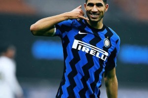 阿什拉夫获得法甲联赛冠军，索默神扑保国米2比2平局